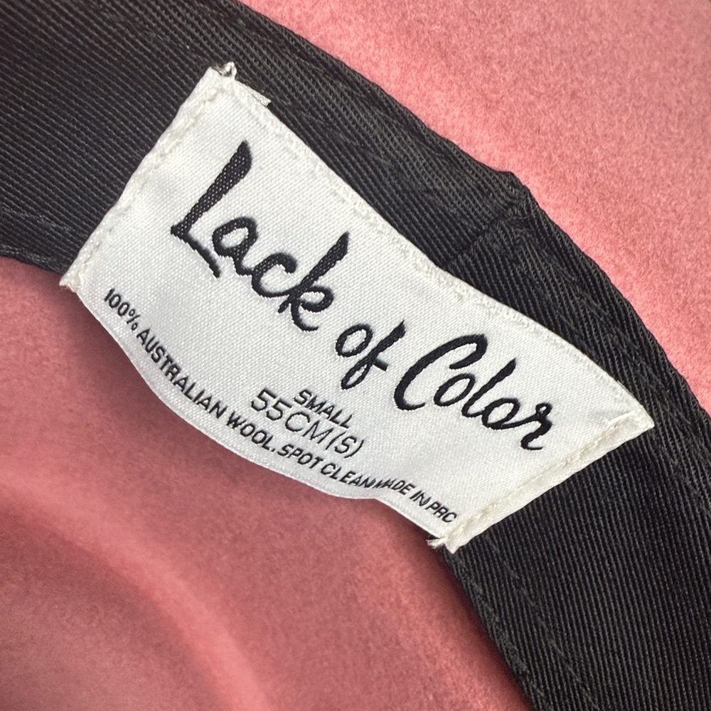 Lack Of Color Dusty Pink Felt Rancher Hat with Feather Trim - Picture 9 of 12